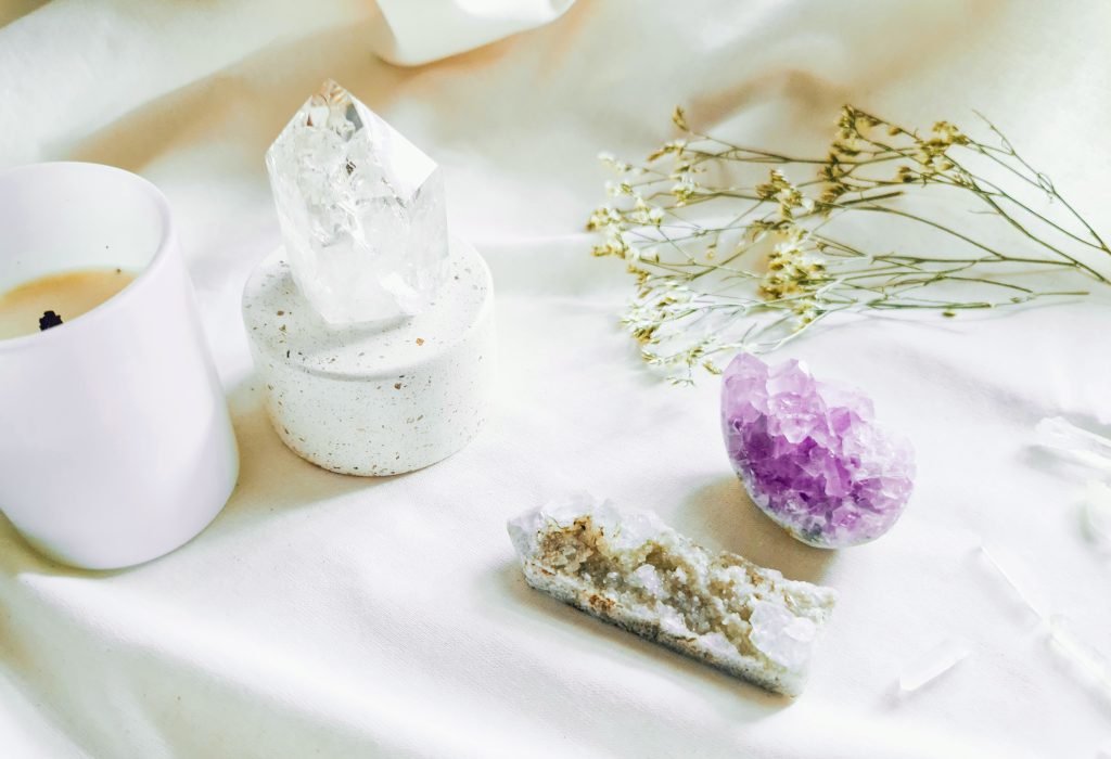 Isis Healing Arts hero image crystal tableau